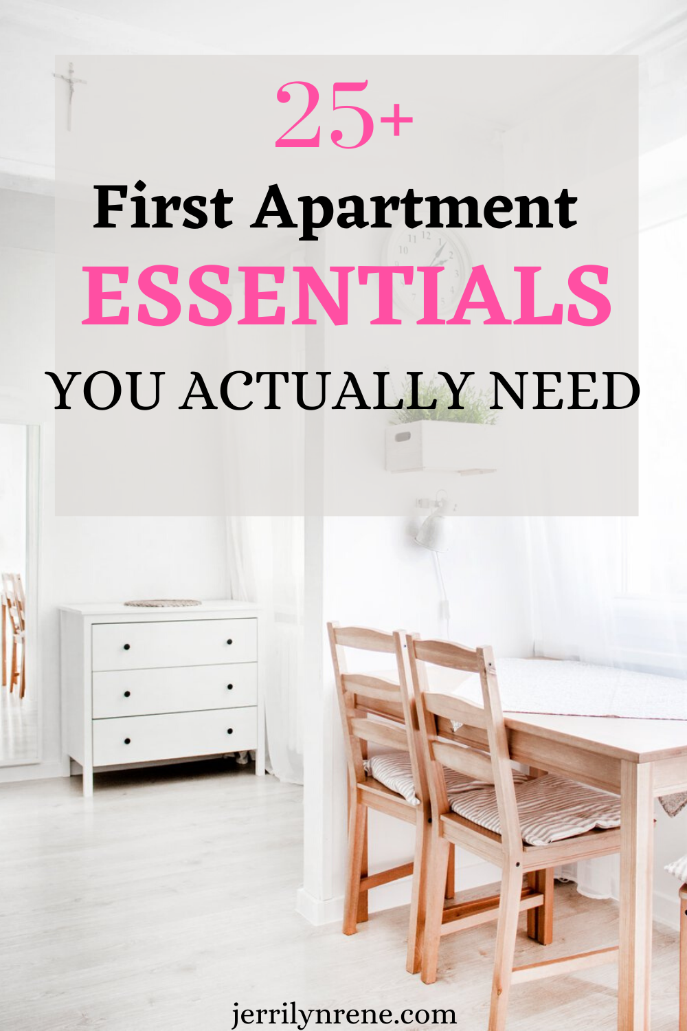 First Apartment Essential Items You Need | Jerrilyn Rene